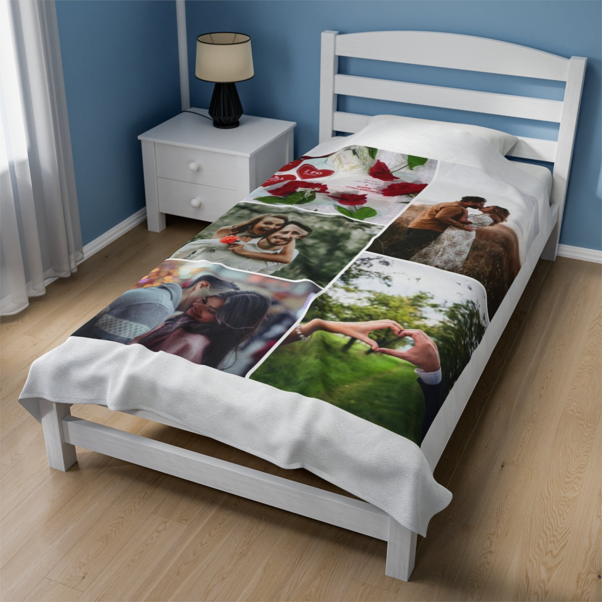 Custom Anniversary Photo Blanket