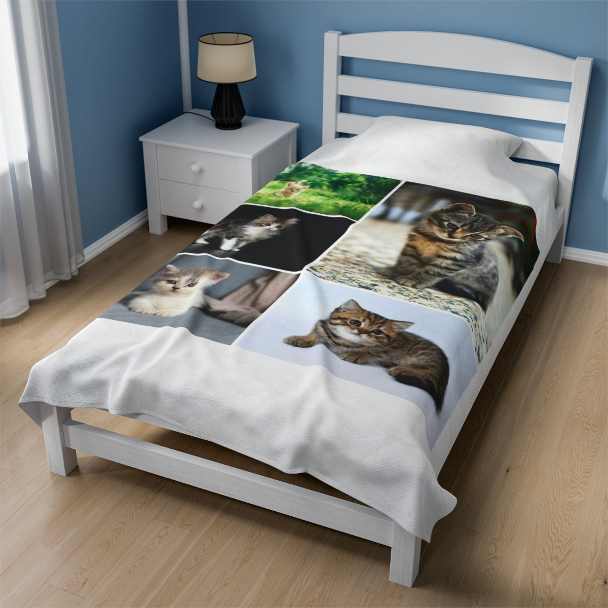 Personalized Kitten Blanket