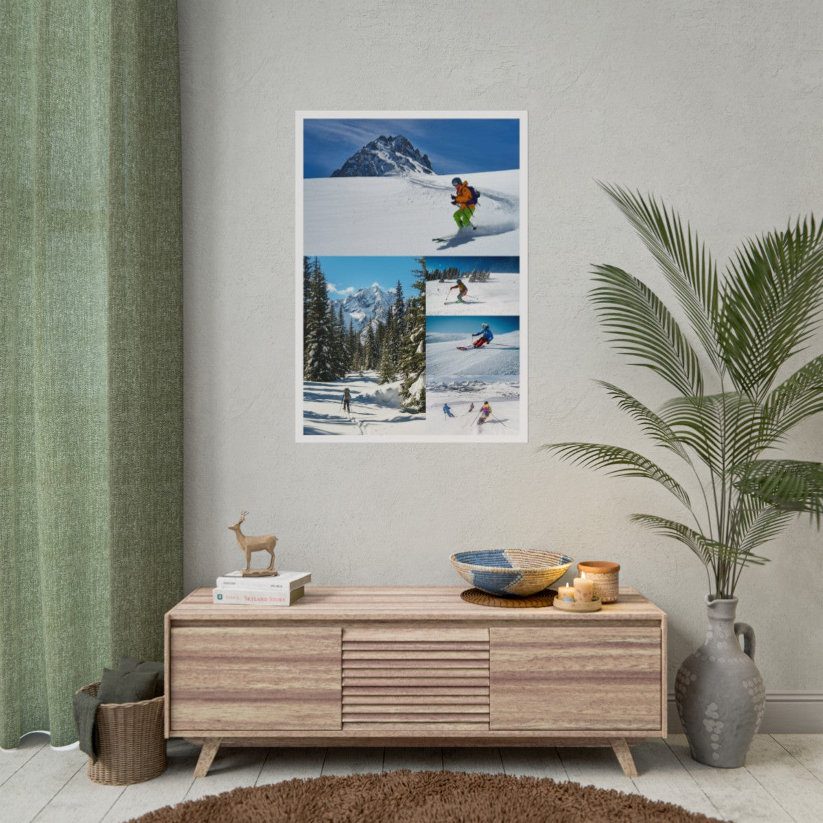 Personalized Skiing Poster