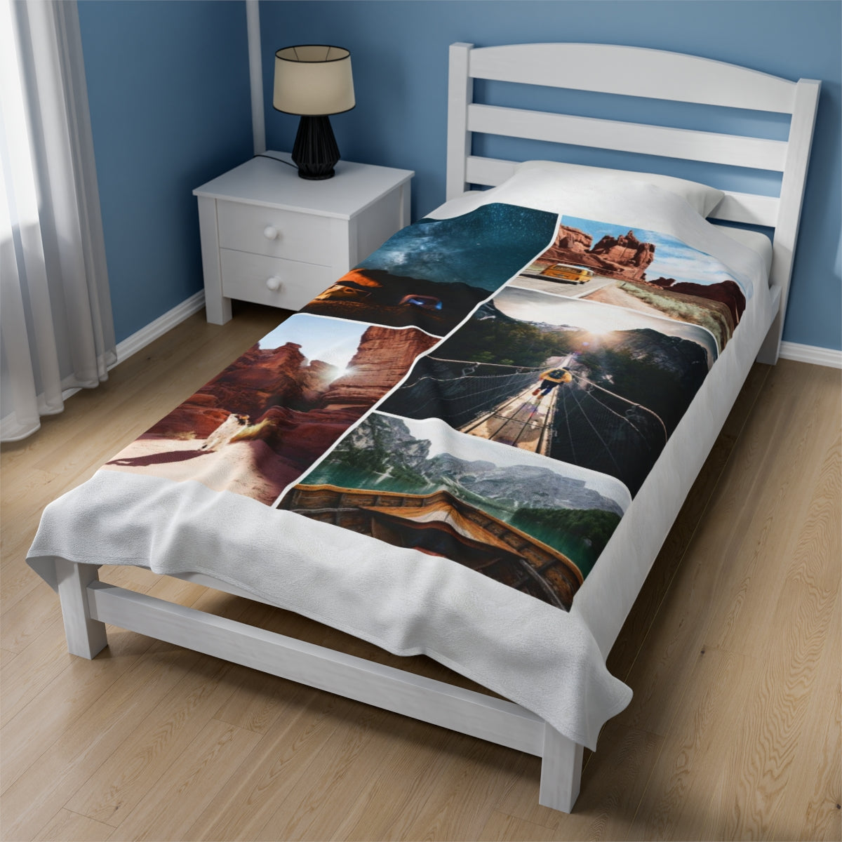 Custom Nature Travel Photo Blanket