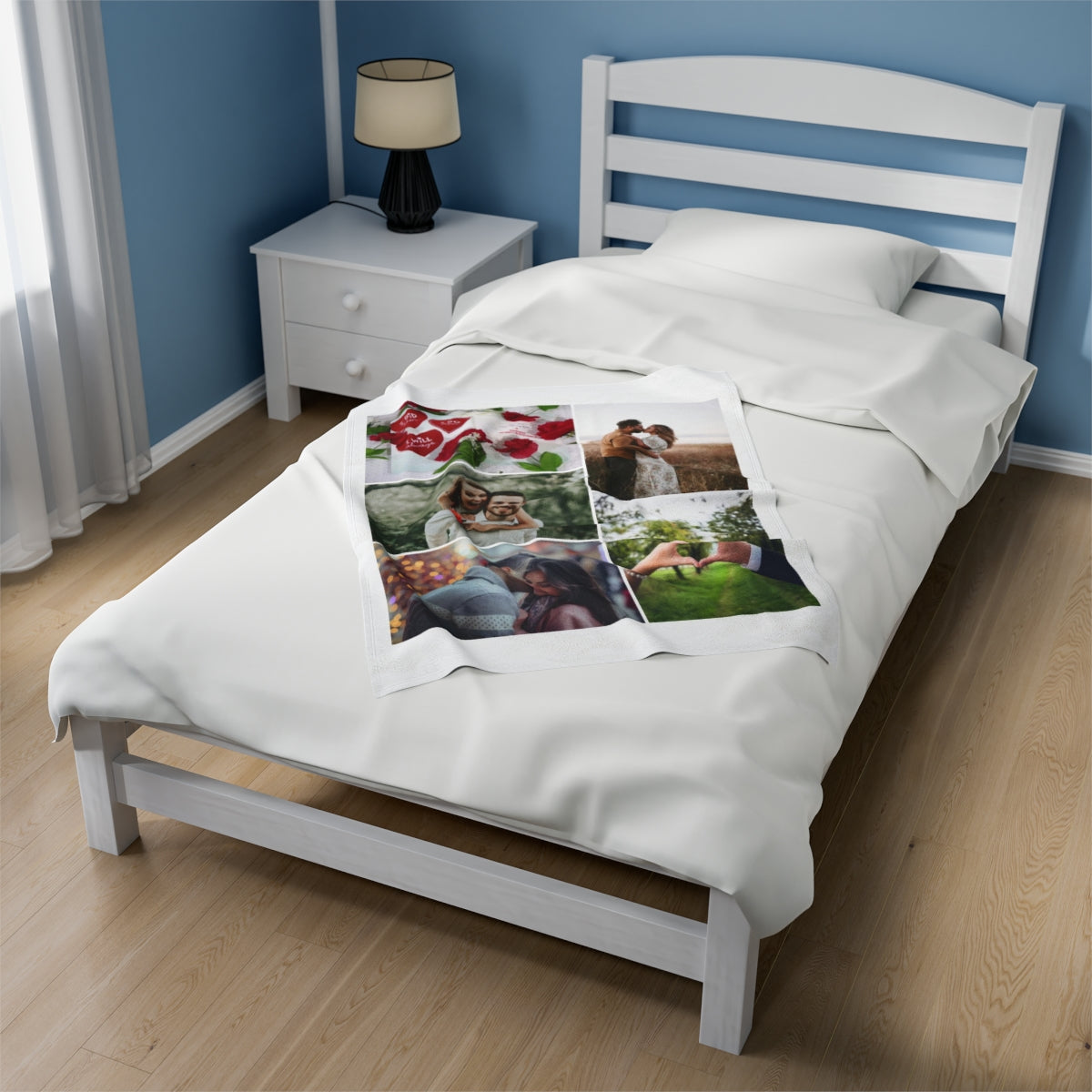 Custom Anniversary Photo Blanket