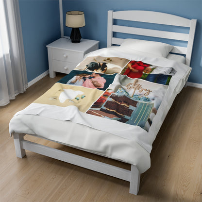Personalized Baby Shower Photo Blanket