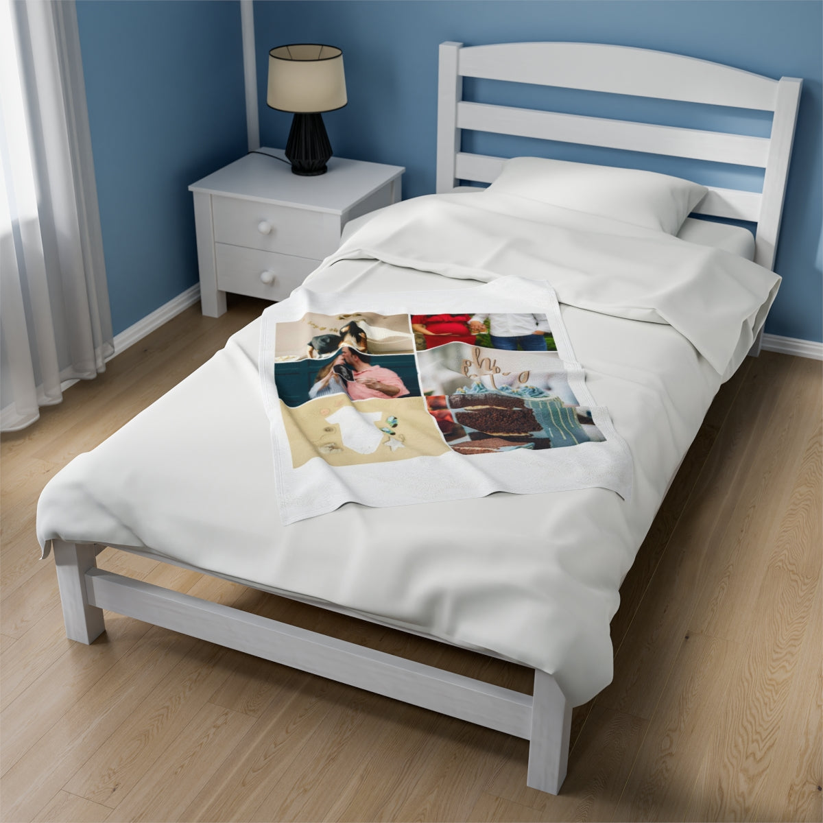 Personalized Baby Shower Photo Blanket