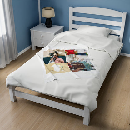 Personalized Baby Shower Photo Blanket