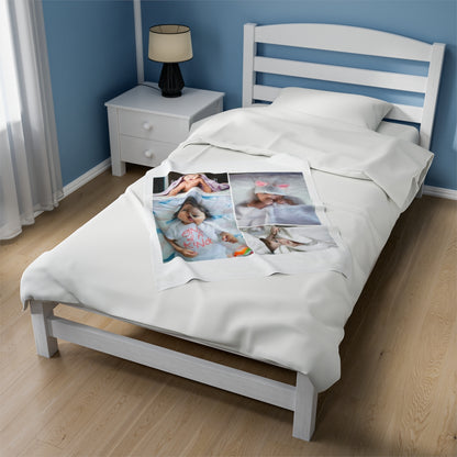 Custom Baby's First Year Photo Blanket