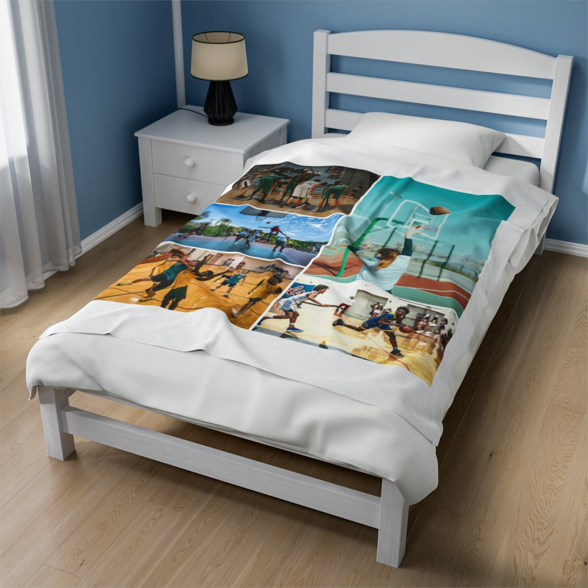 Custom Basketball Photo Blanket