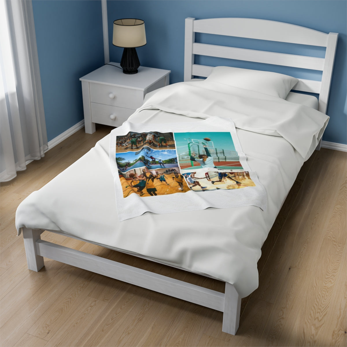 Custom Basketball Photo Blanket