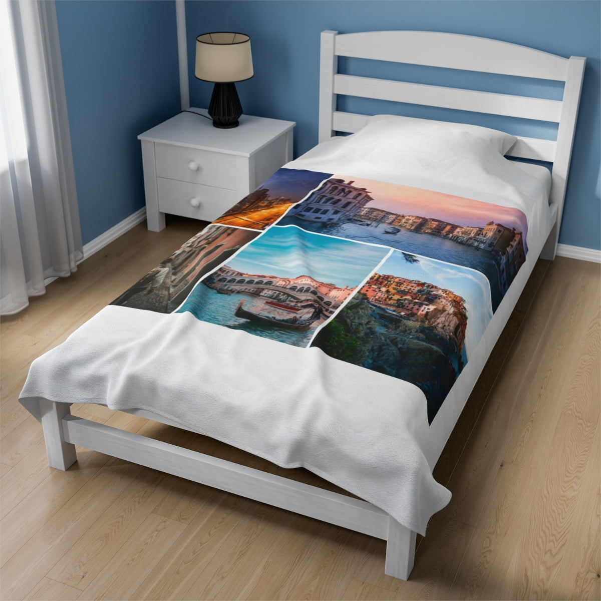 Personalized City Travel Photo Blanket