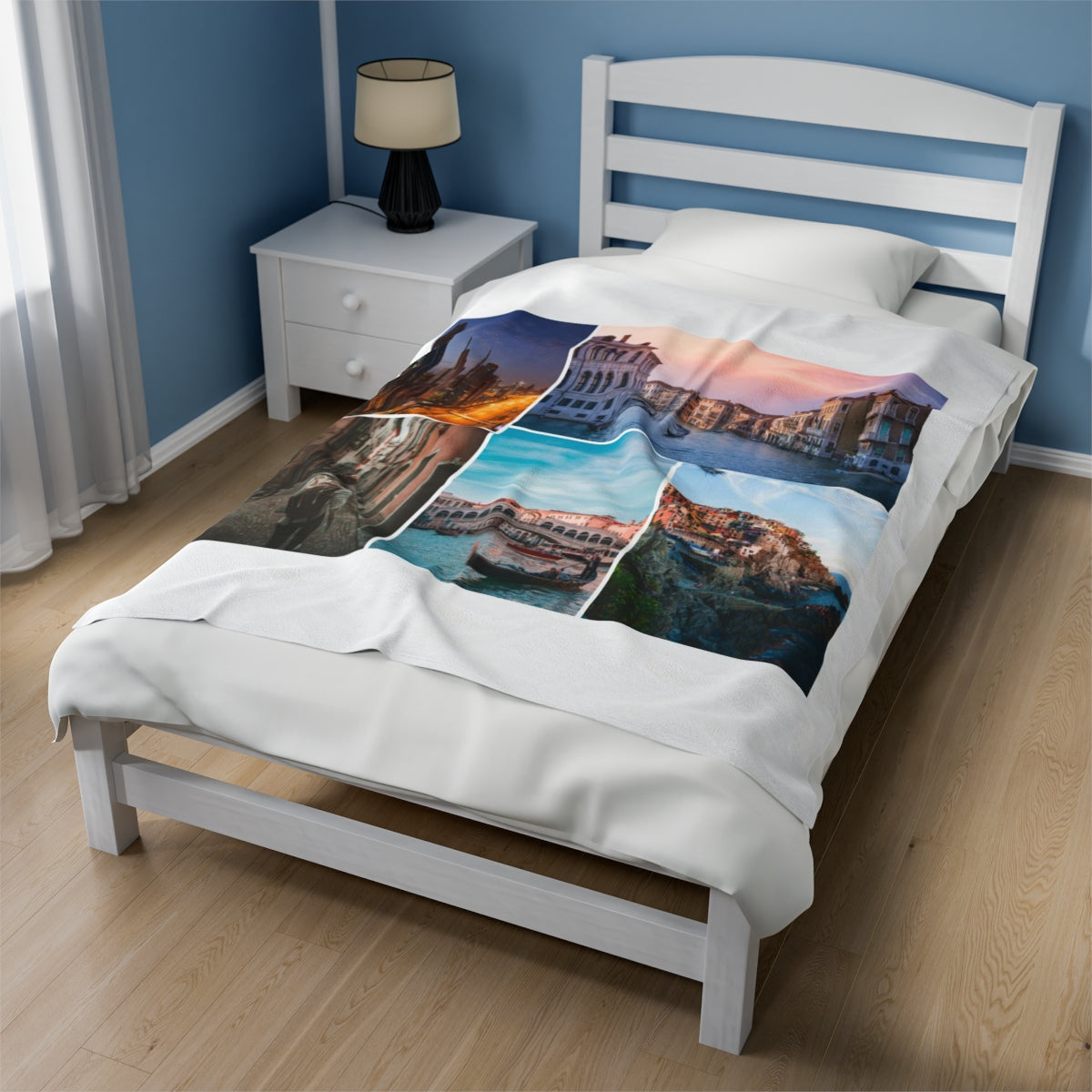 Personalized City Travel Photo Blanket