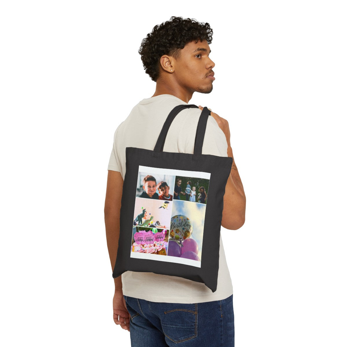 Personalized Birthday Tote Bag