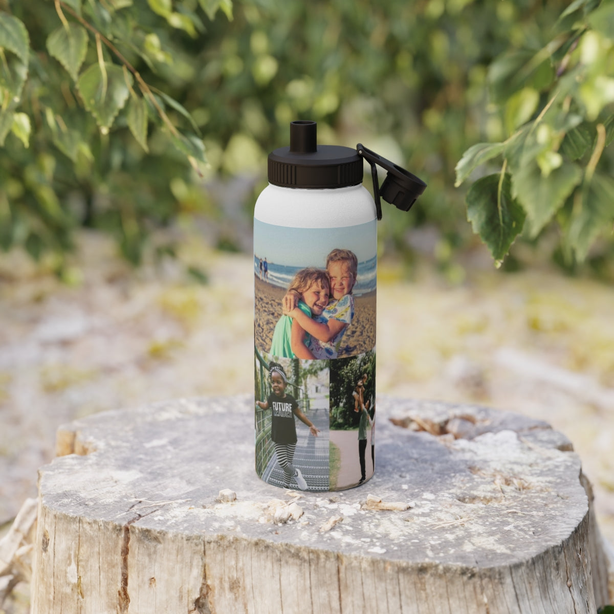 Custom Photo Water Bottle