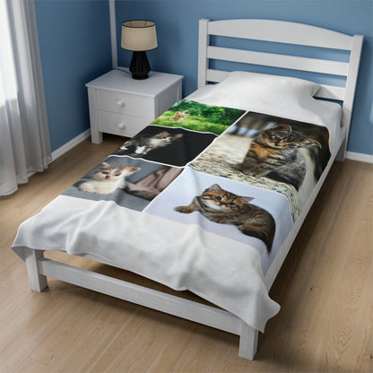 Personalized Kitten Blanket