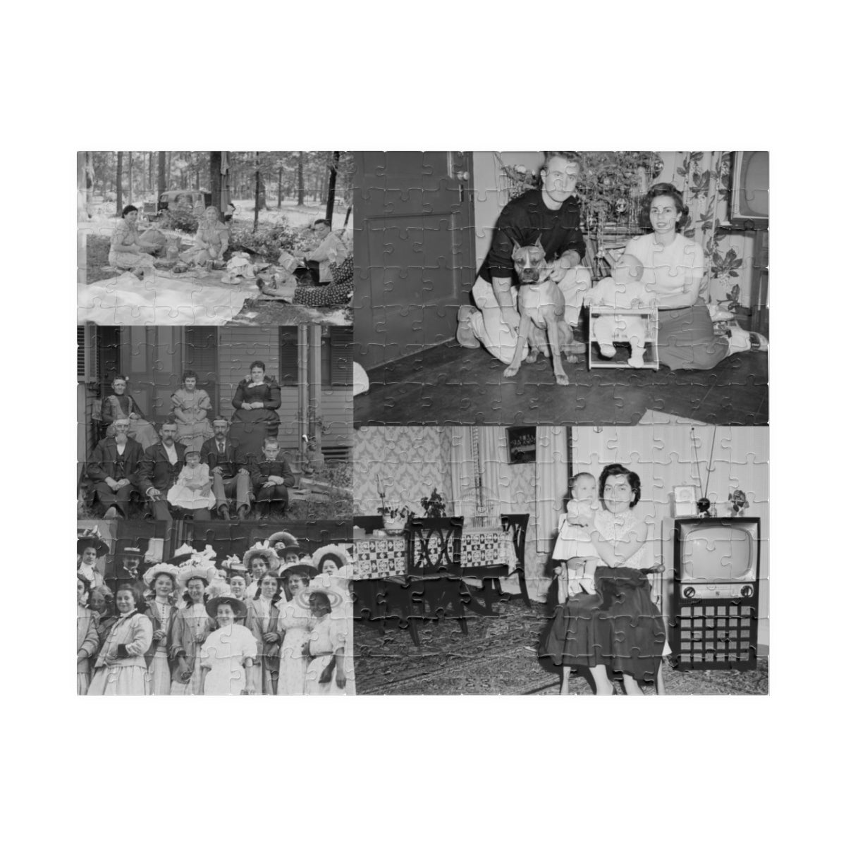 Personalized Old Family Photos Puzzle