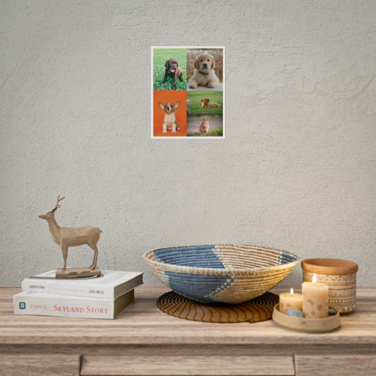 Custom Puppy Poster