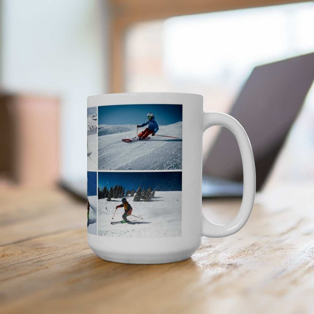 Personalized Skiing Mug