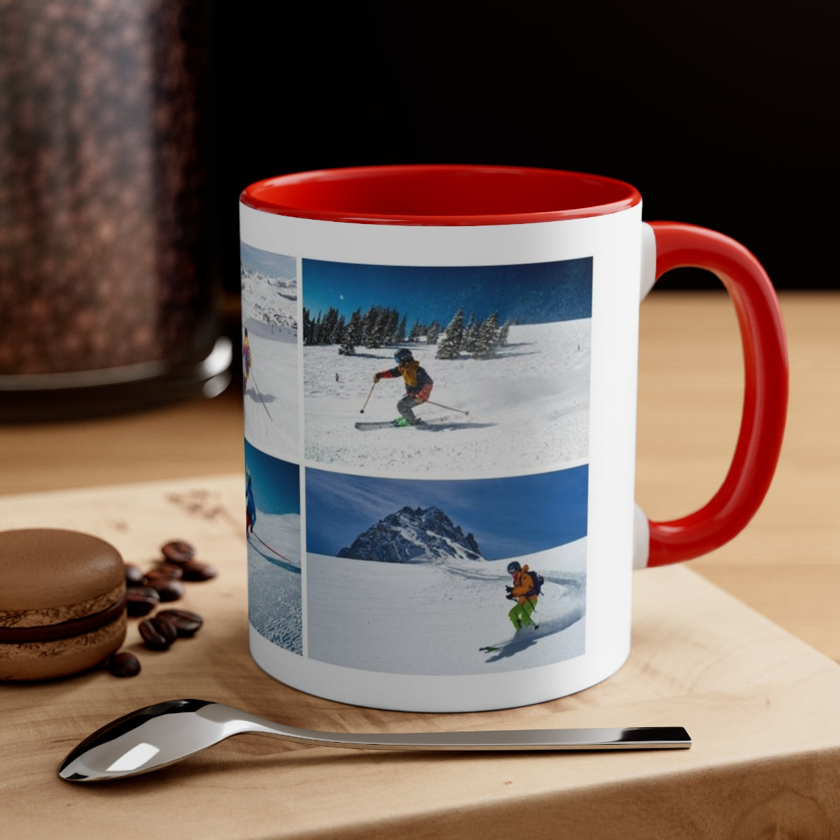 Personalized Skiing Mug