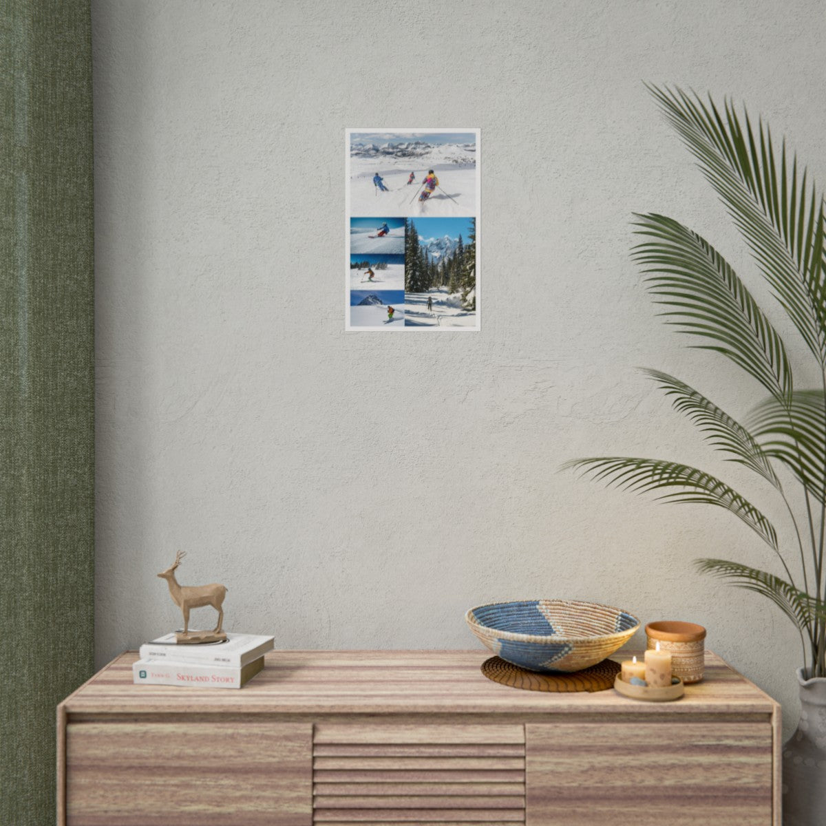Personalized Skiing Poster