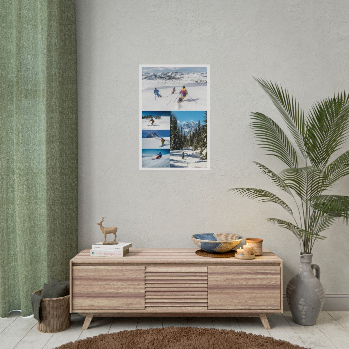 Personalized Skiing Poster