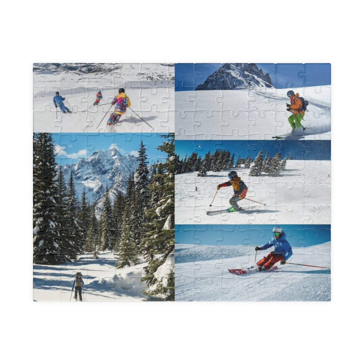 Custom Skiing Puzzle