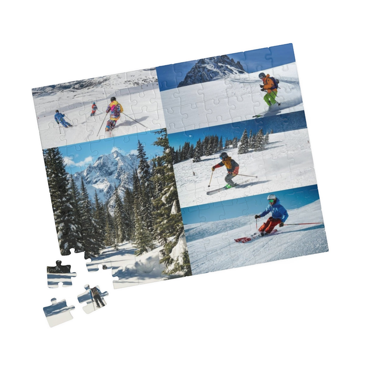 Custom Skiing Puzzle
