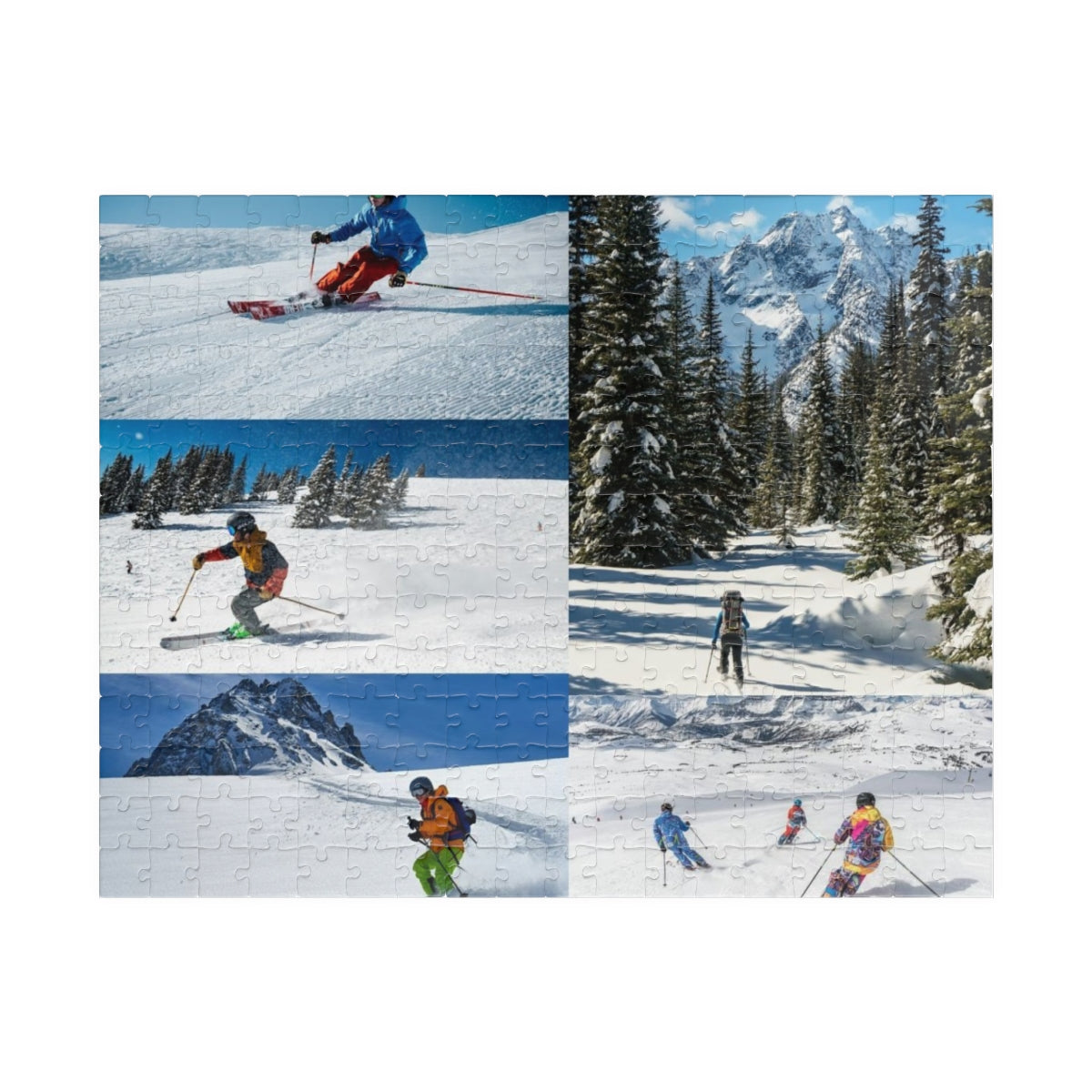 Custom Skiing Puzzle