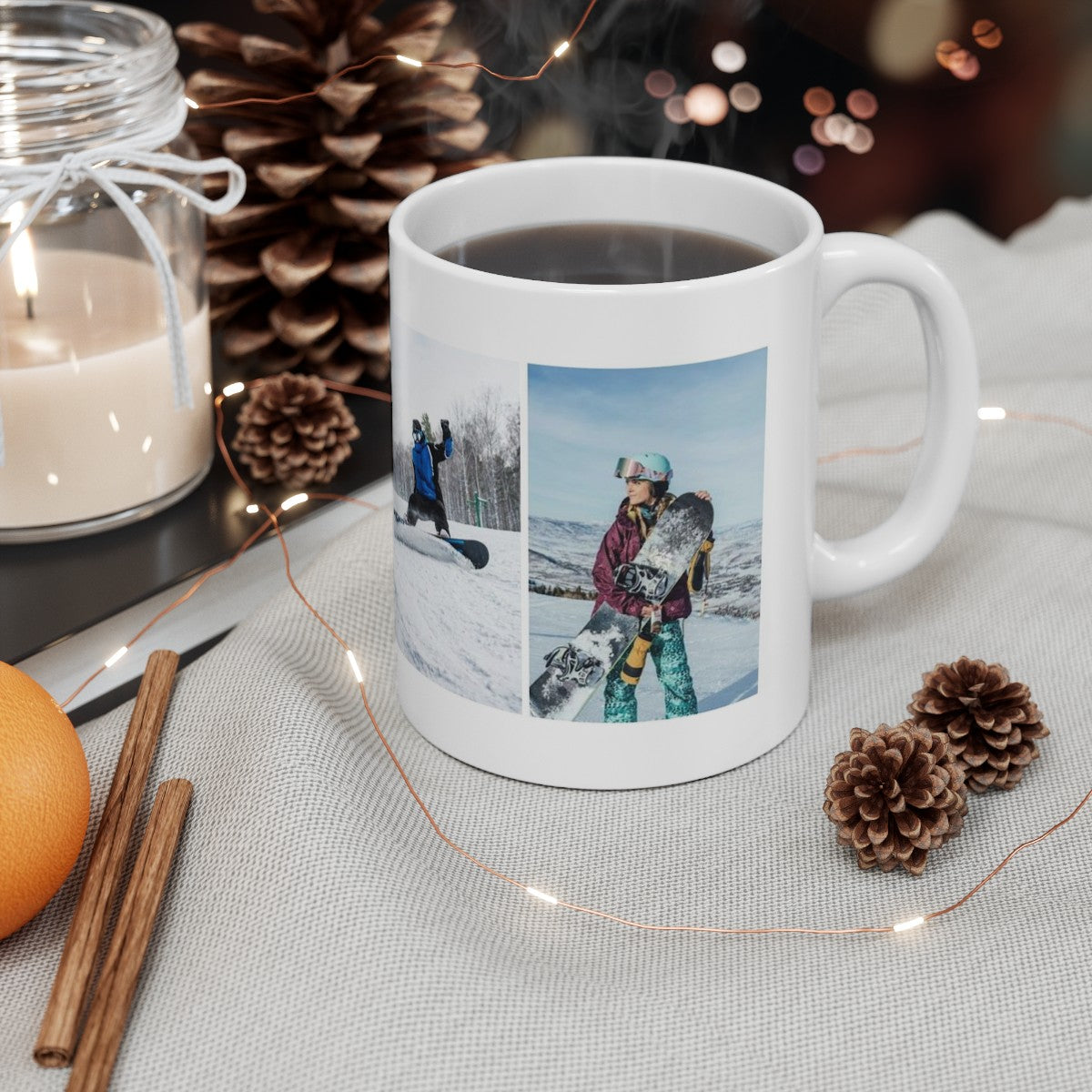Custom Snowboarding Mug