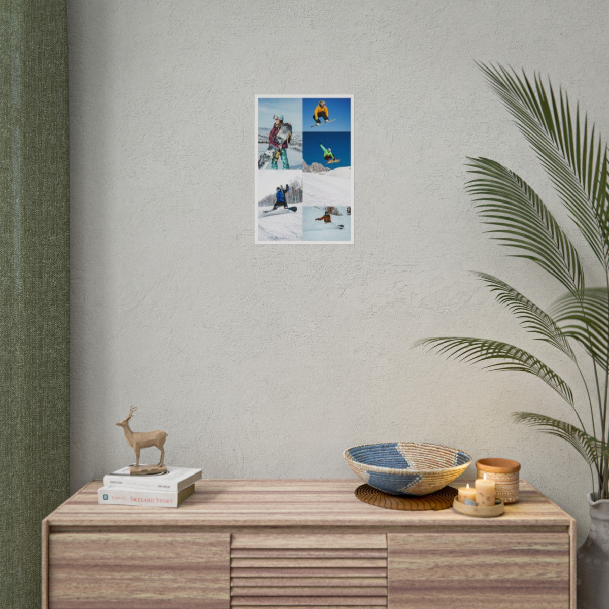 Personalized Snowboarding Poster