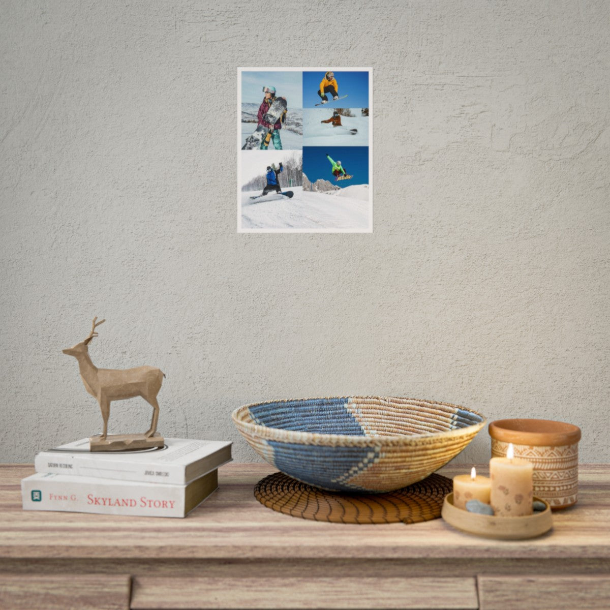 Personalized Snowboarding Poster