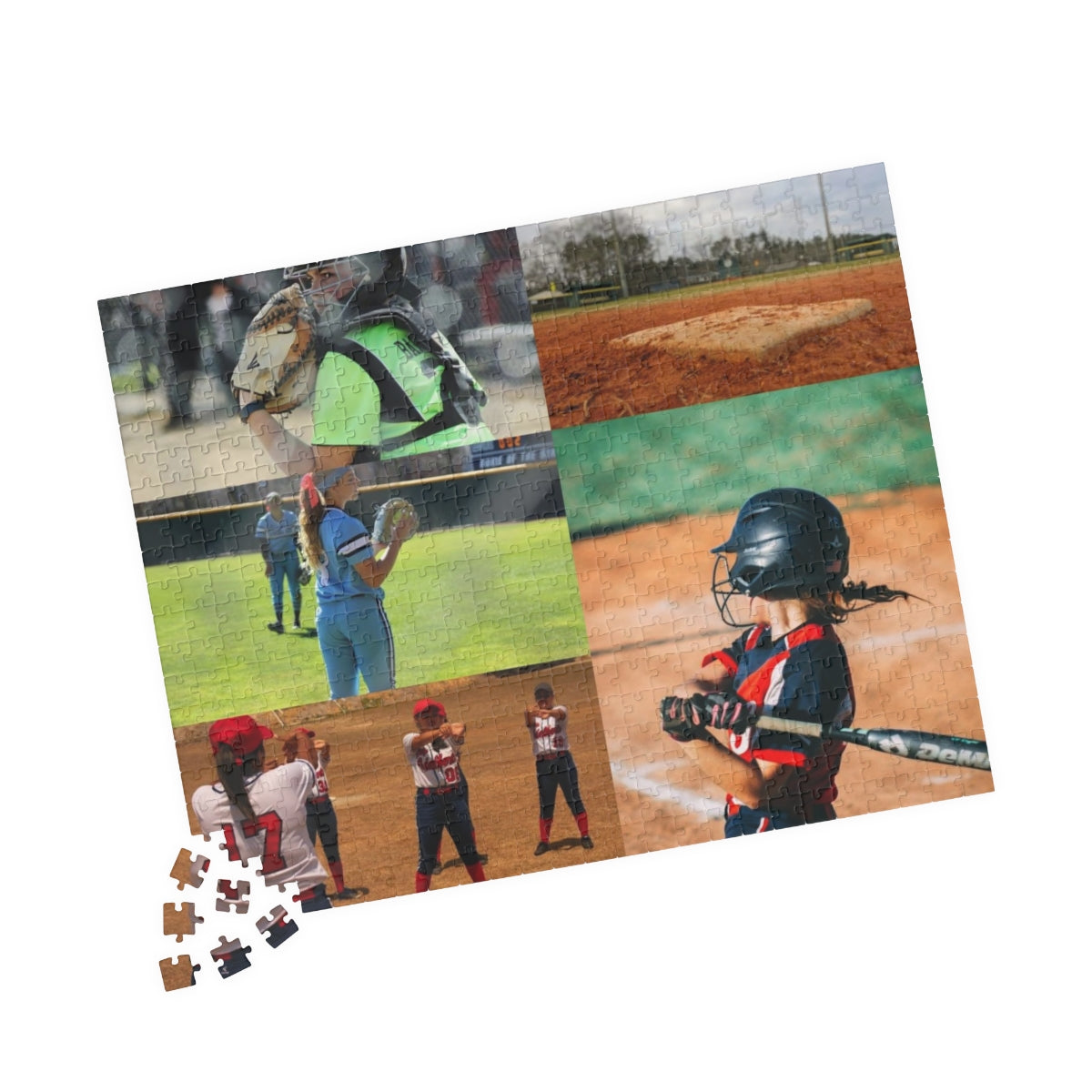 Personalized Softball Puzzle