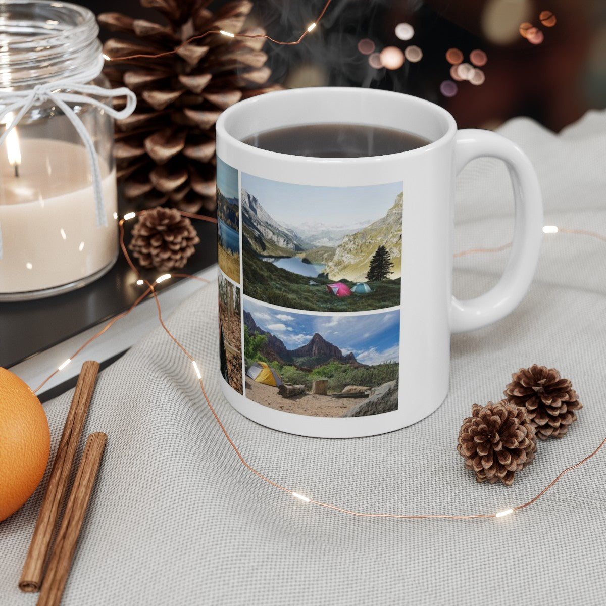 Custom Tent Camping Mug