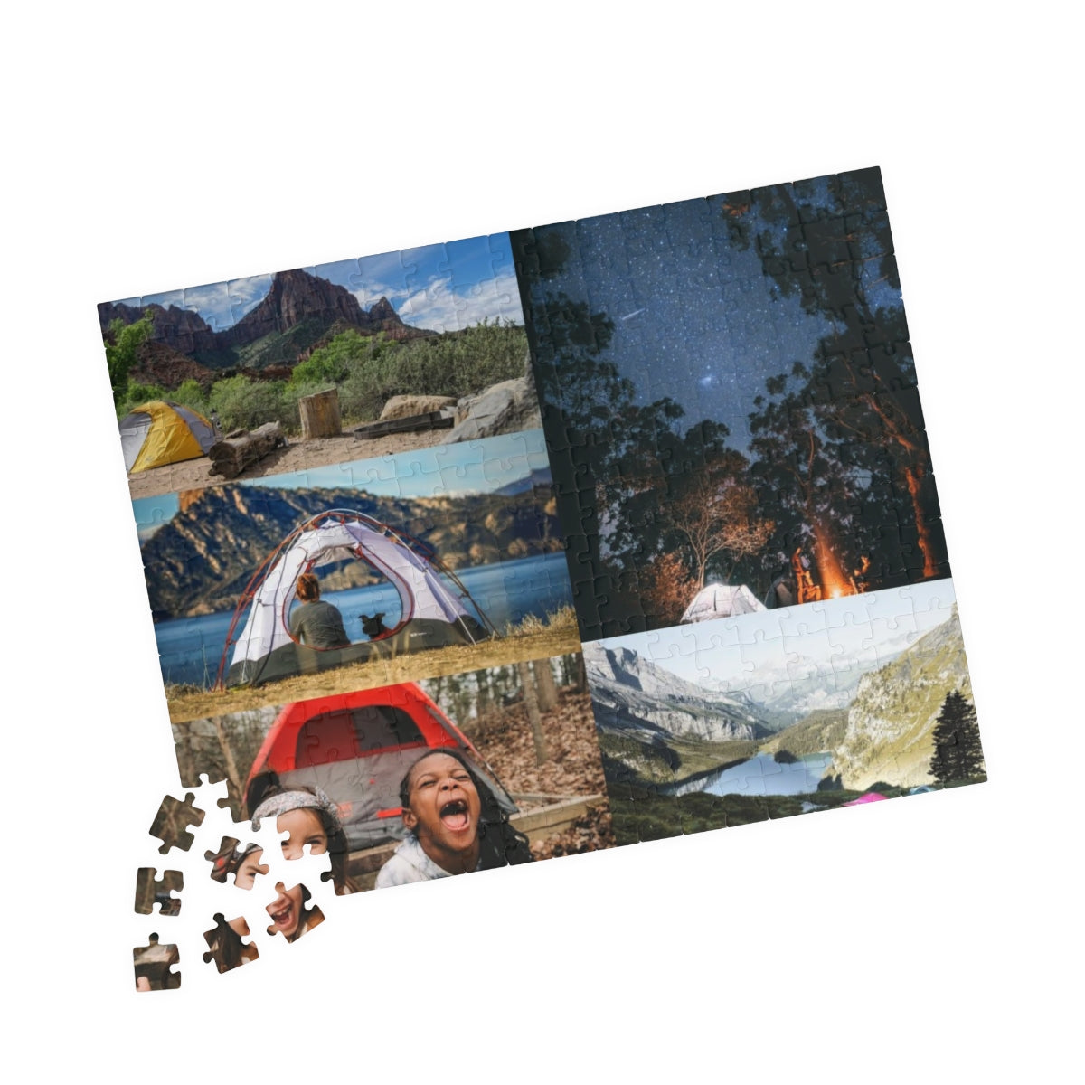 Custom Tent Camping Puzzle