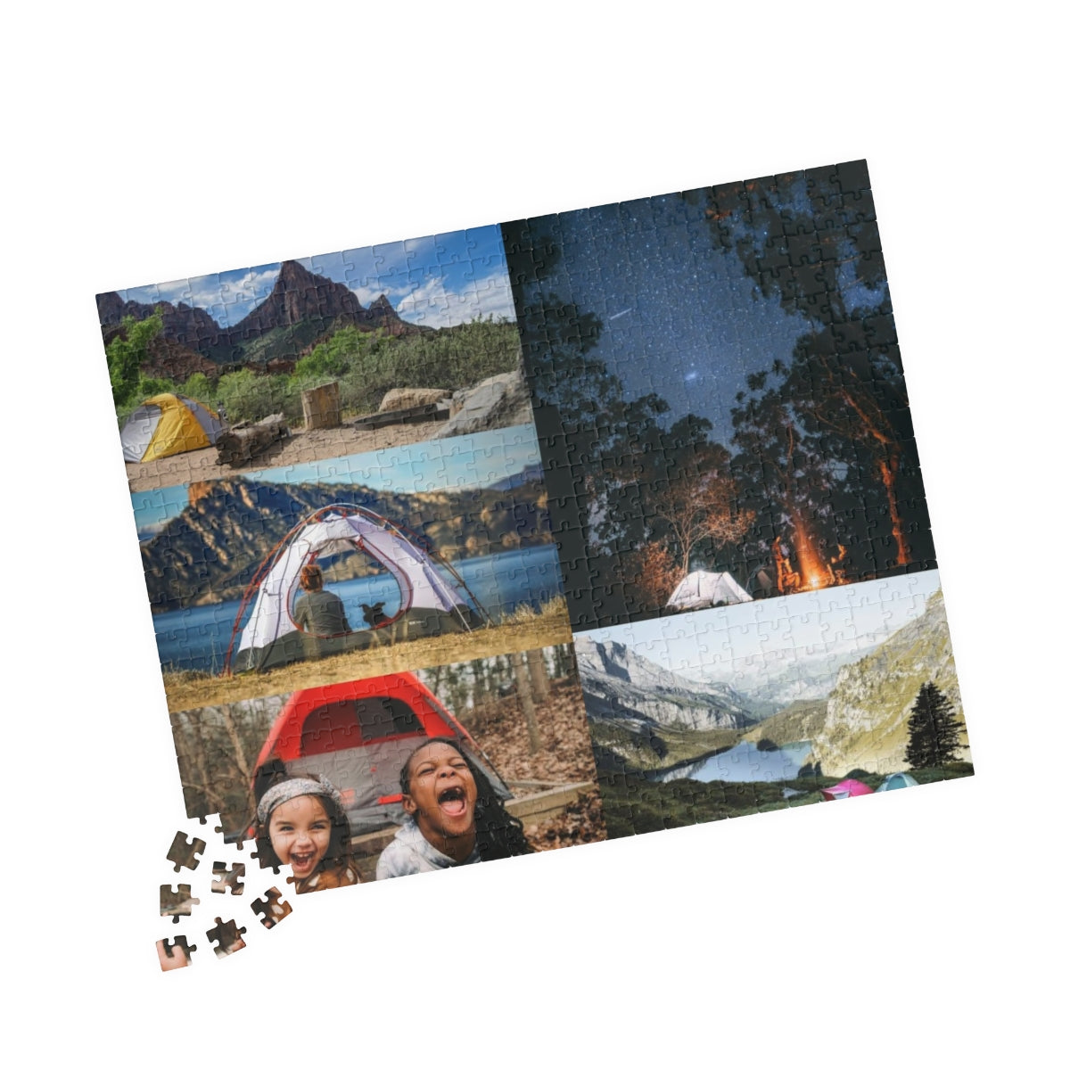 Custom Tent Camping Puzzle