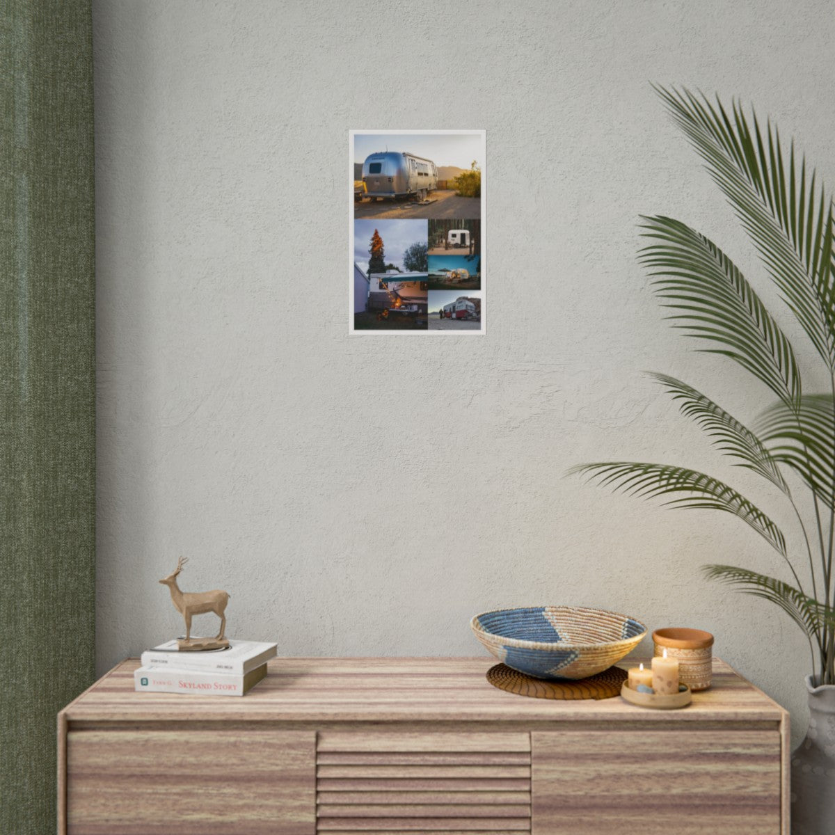 Custom Trailer Camping Poster