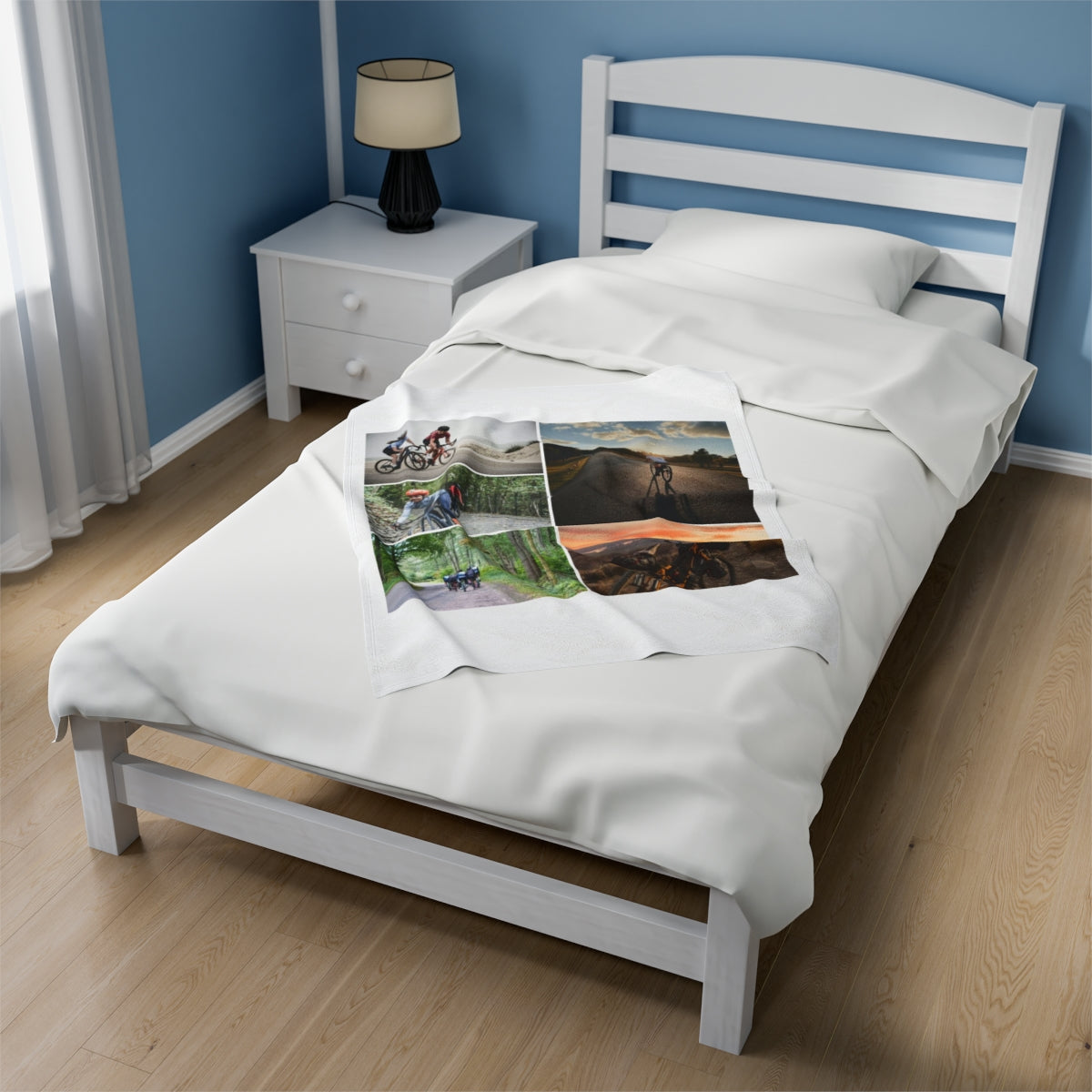 Custom Cycling Photo Blanket