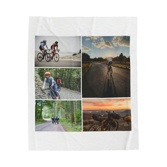 Custom Cycling Photo Blanket