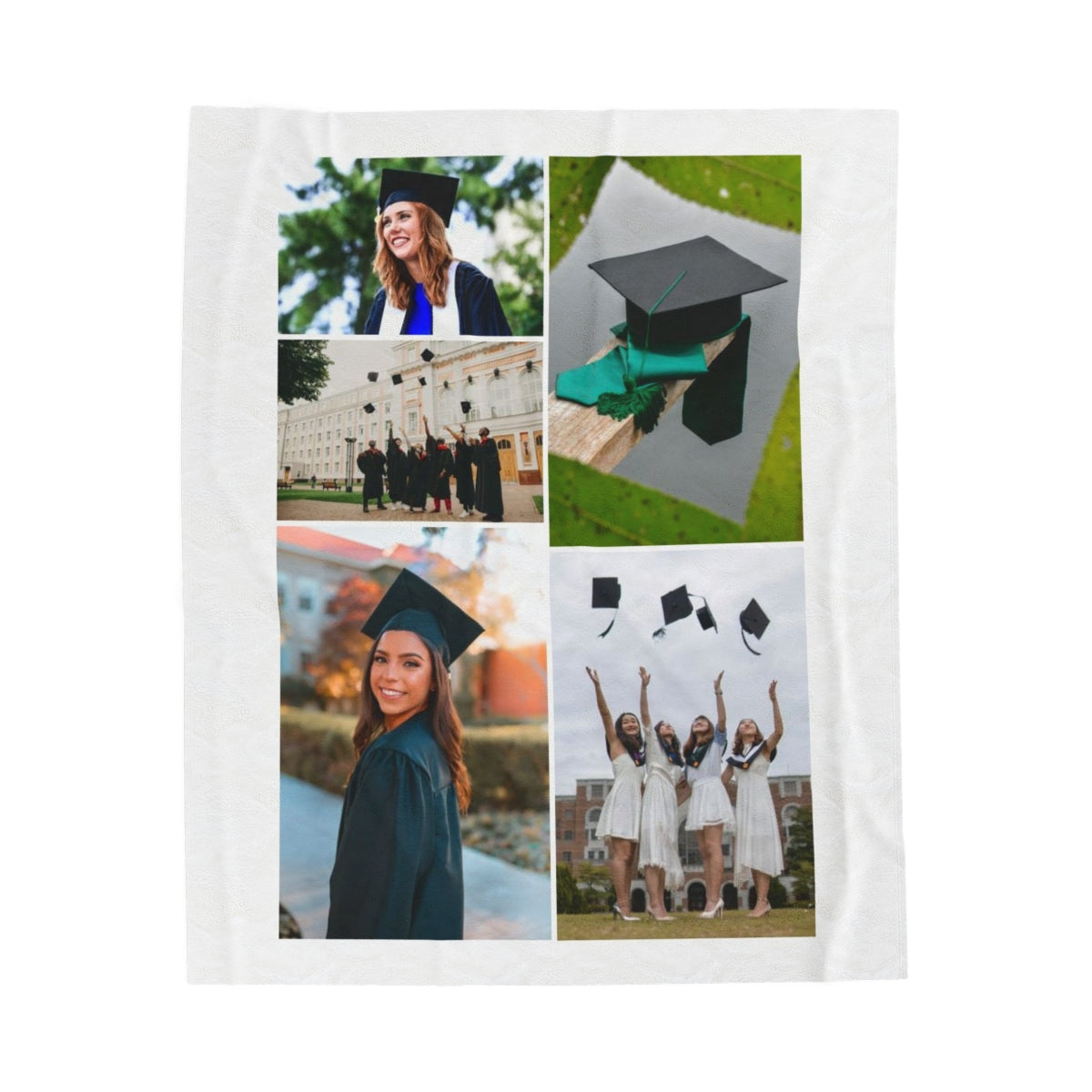 Custom Graduation Photo Blanket