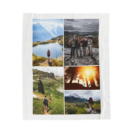 Custom Hiking Photo Blanket