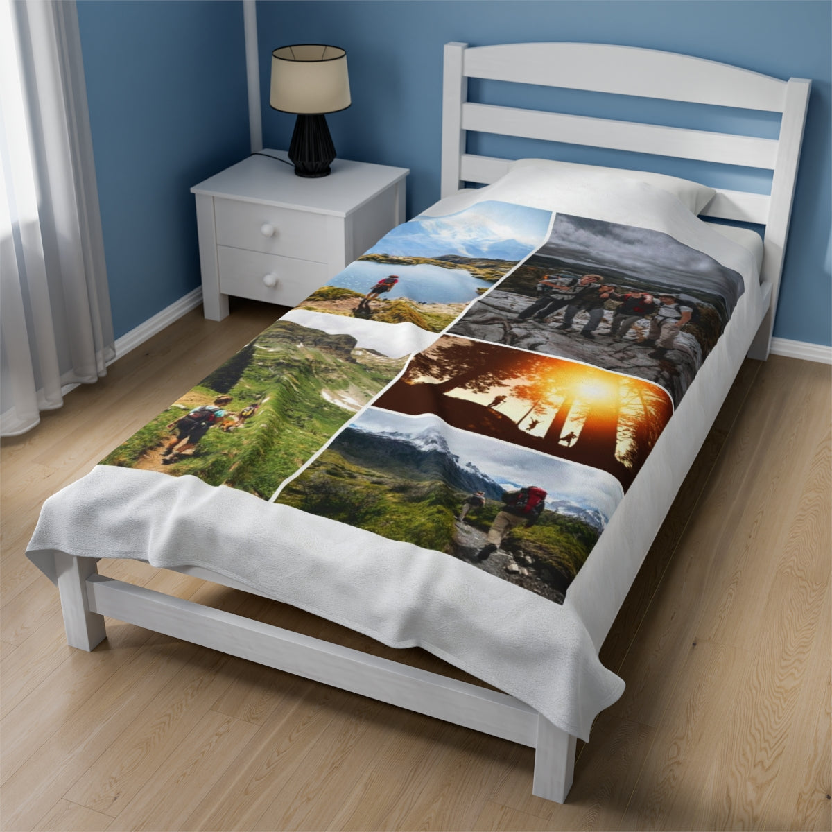 Custom Hiking Photo Blanket