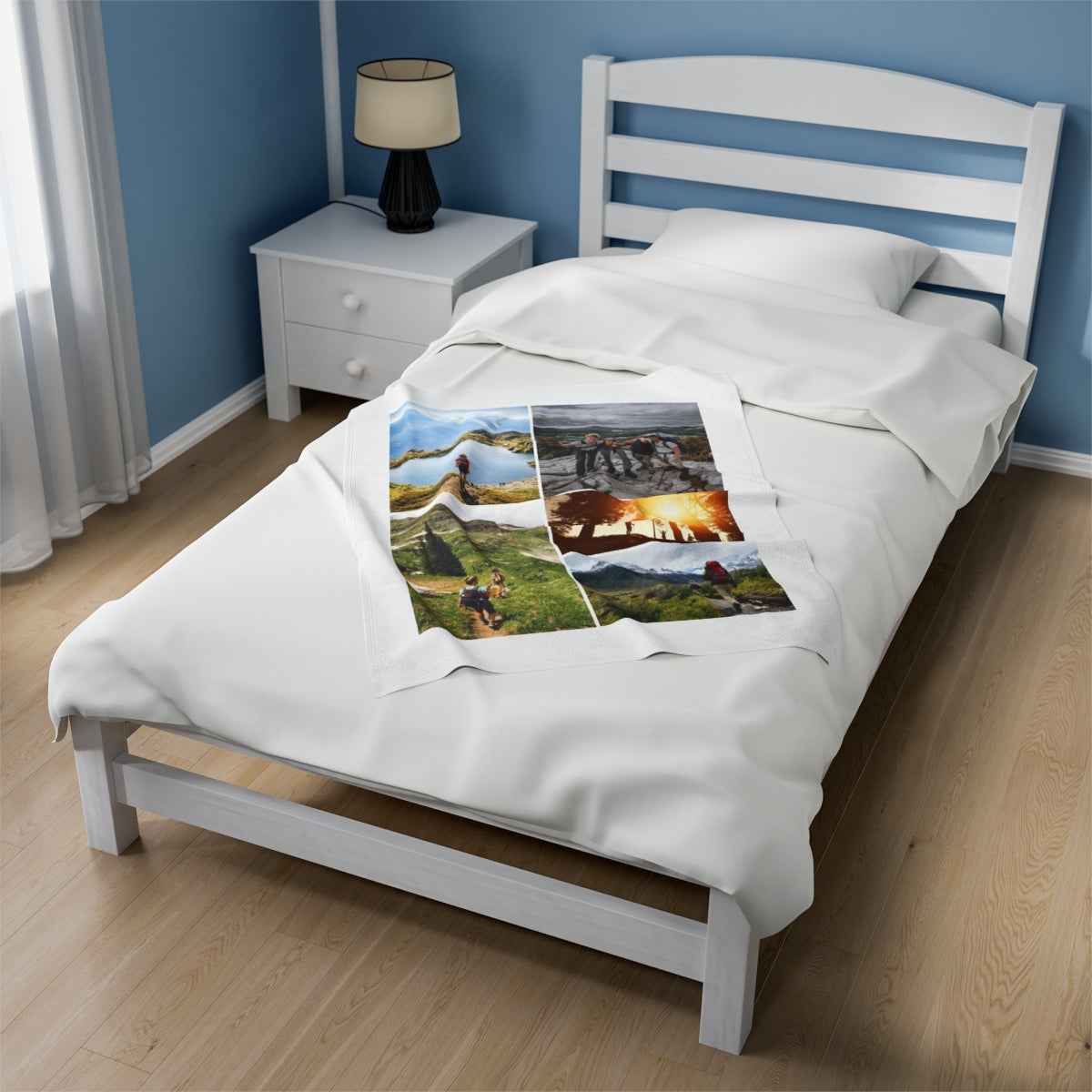 Custom Hiking Photo Blanket