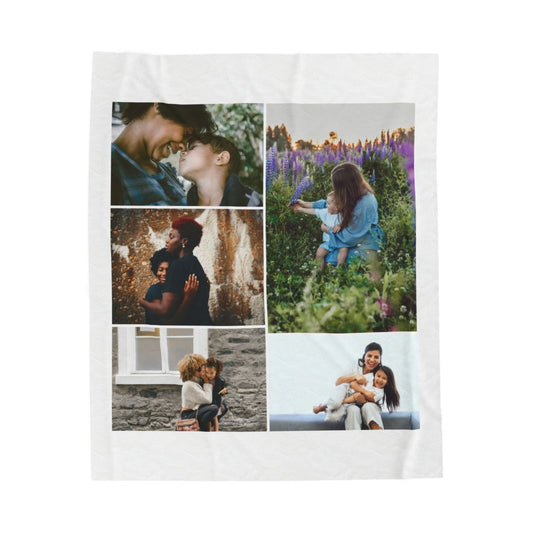 Custom Mother's Day Photo Blanket