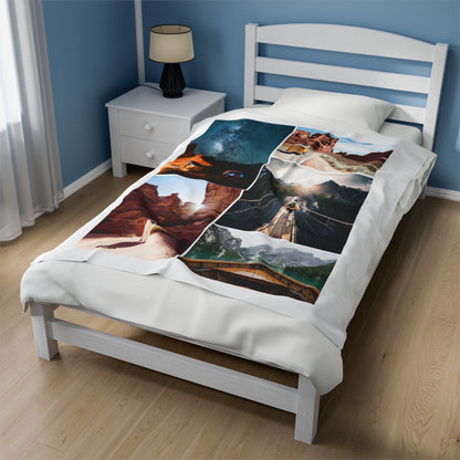 Custom Nature Travel Photo Blanket