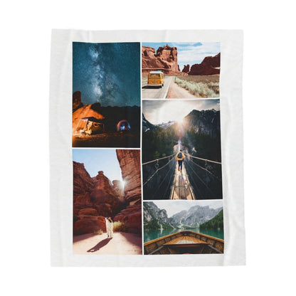 Custom Nature Travel Photo Blanket