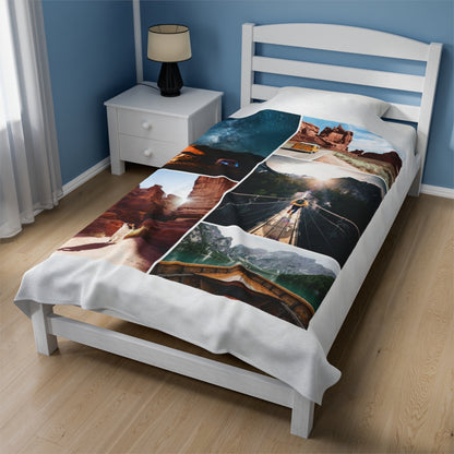 Custom Nature Travel Photo Blanket