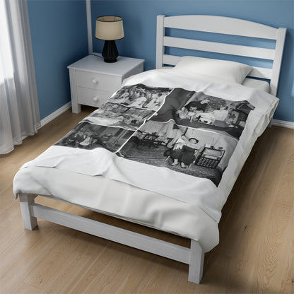 Custom Old Family Photos Blanket