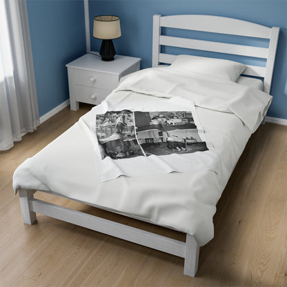 Custom Old Family Photos Blanket