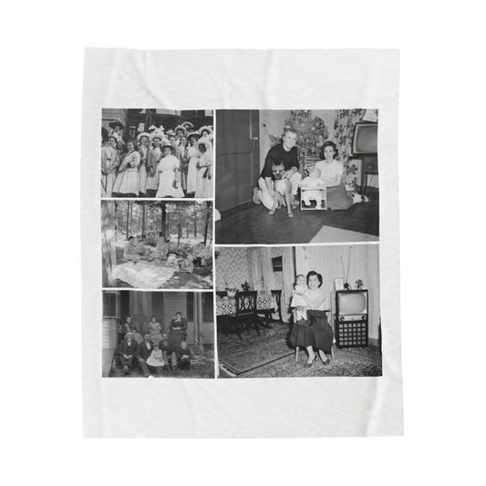 Custom Old Family Photos Blanket