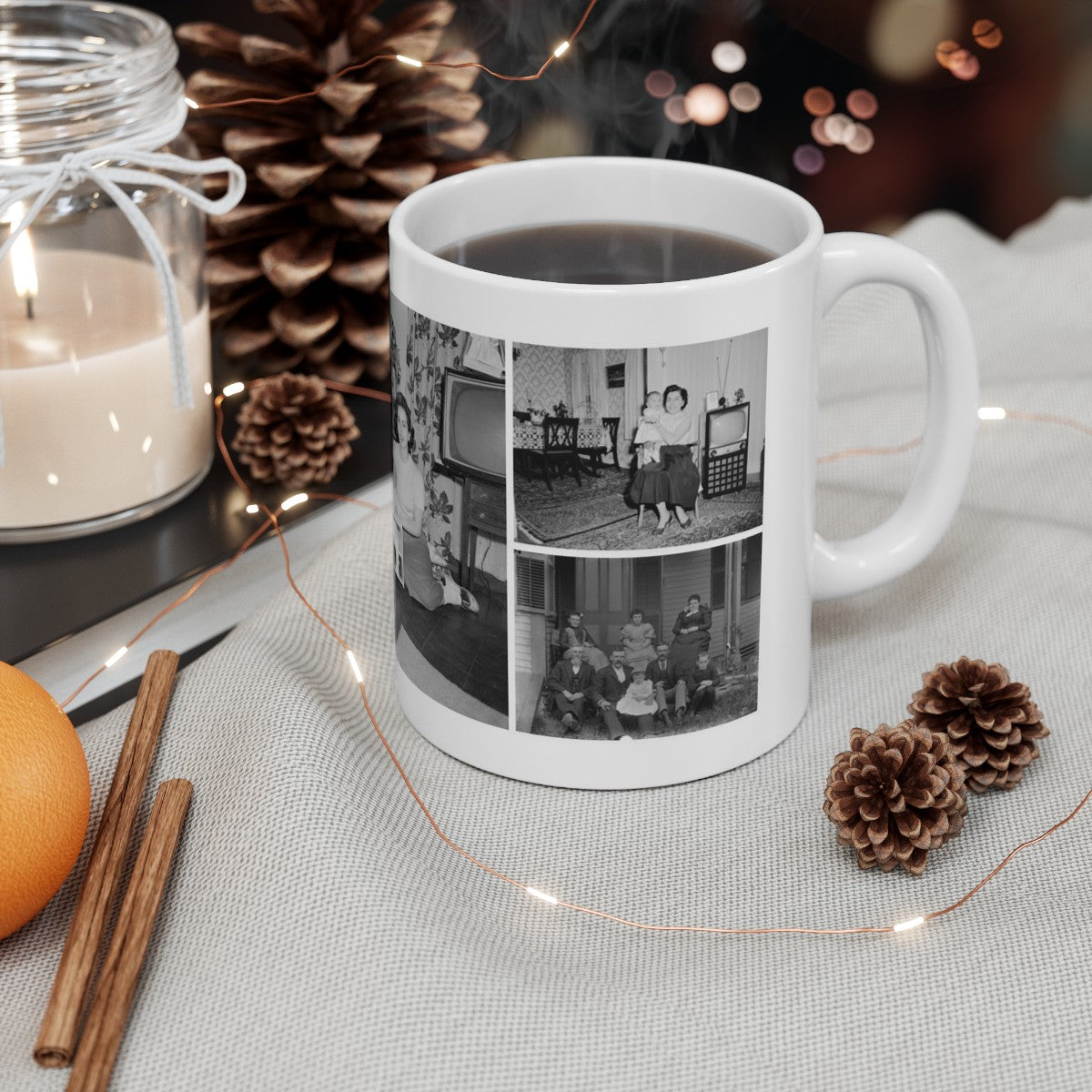 Custom Old Family Photos Mug