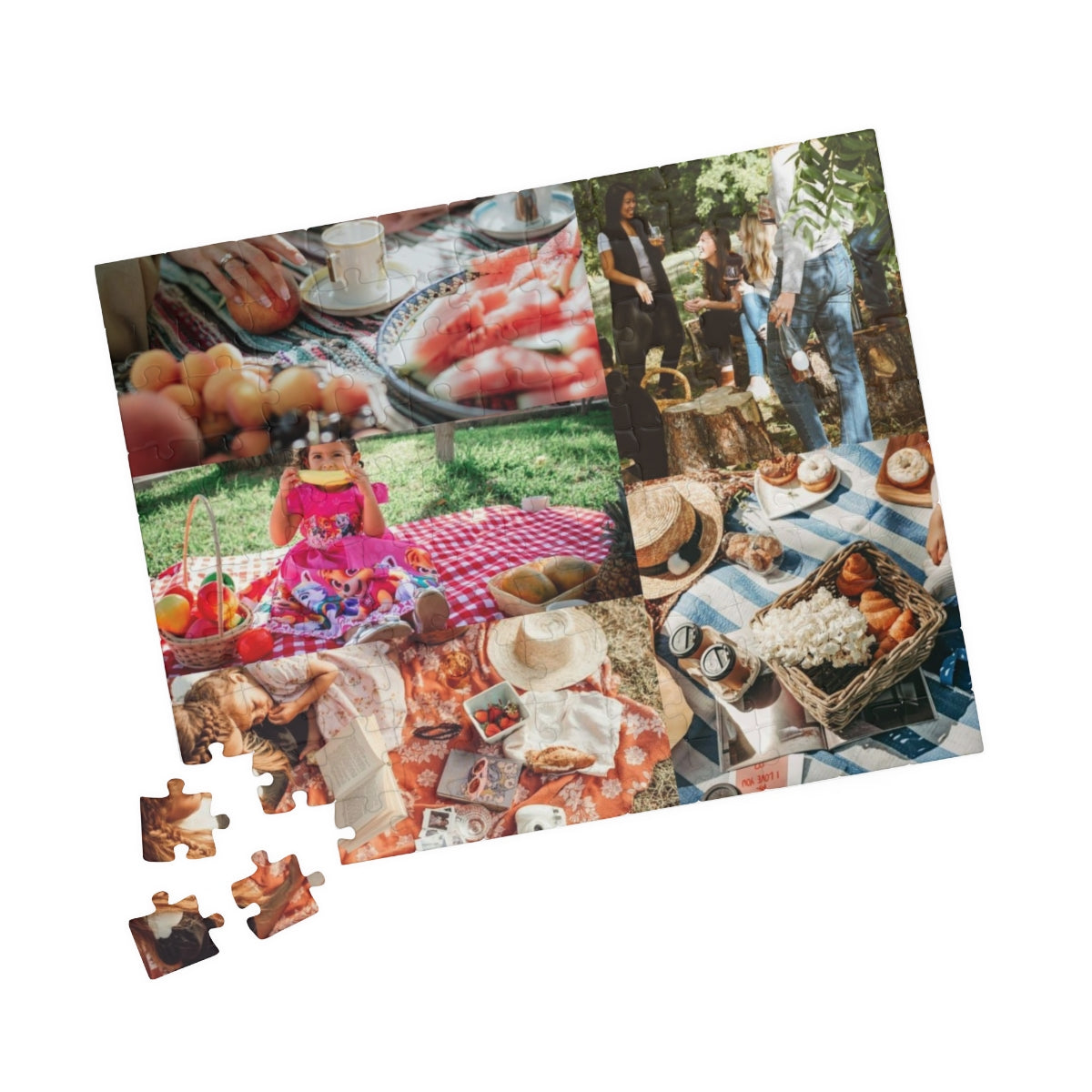 Custom Picnic Memories Puzzle