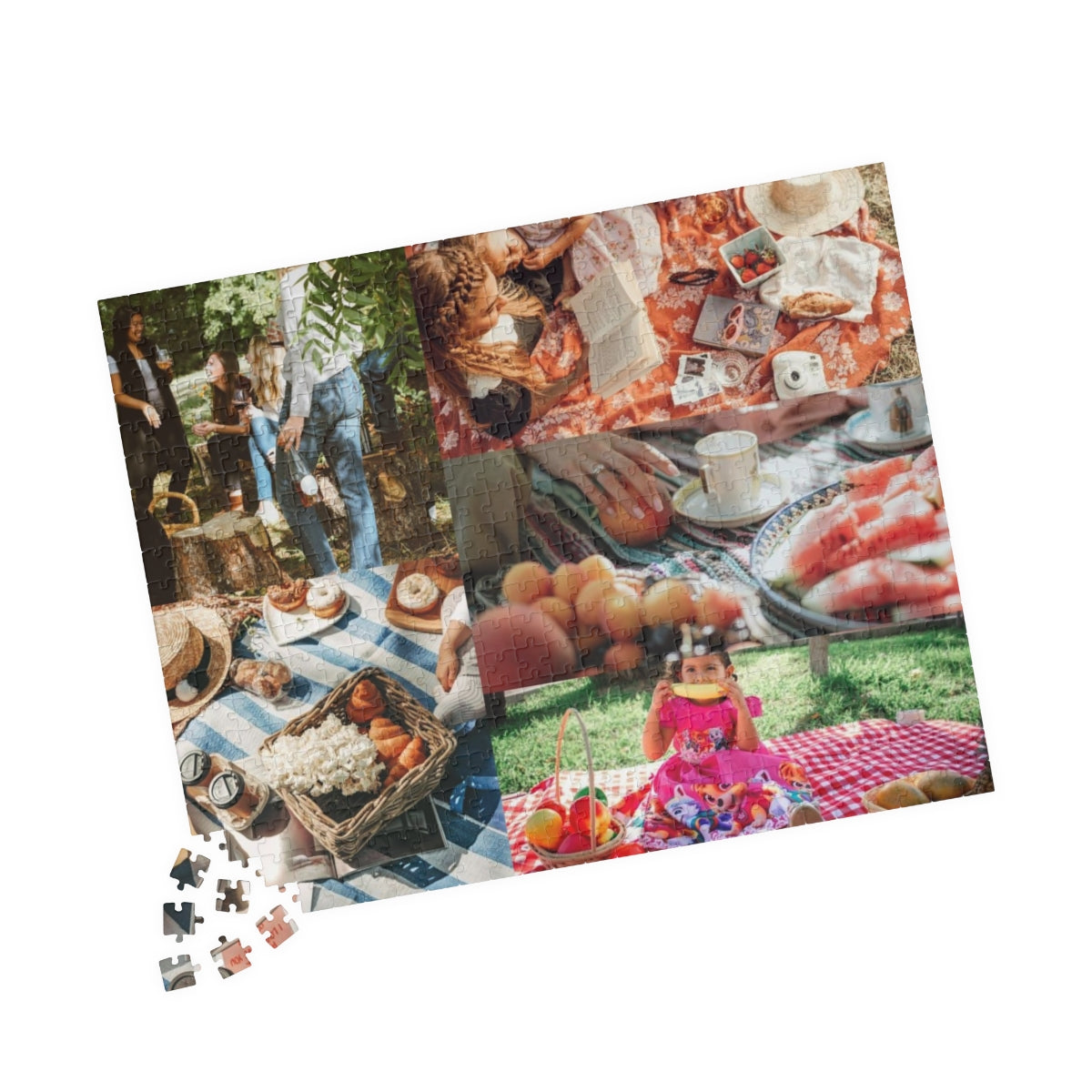 Custom Picnic Memories Puzzle