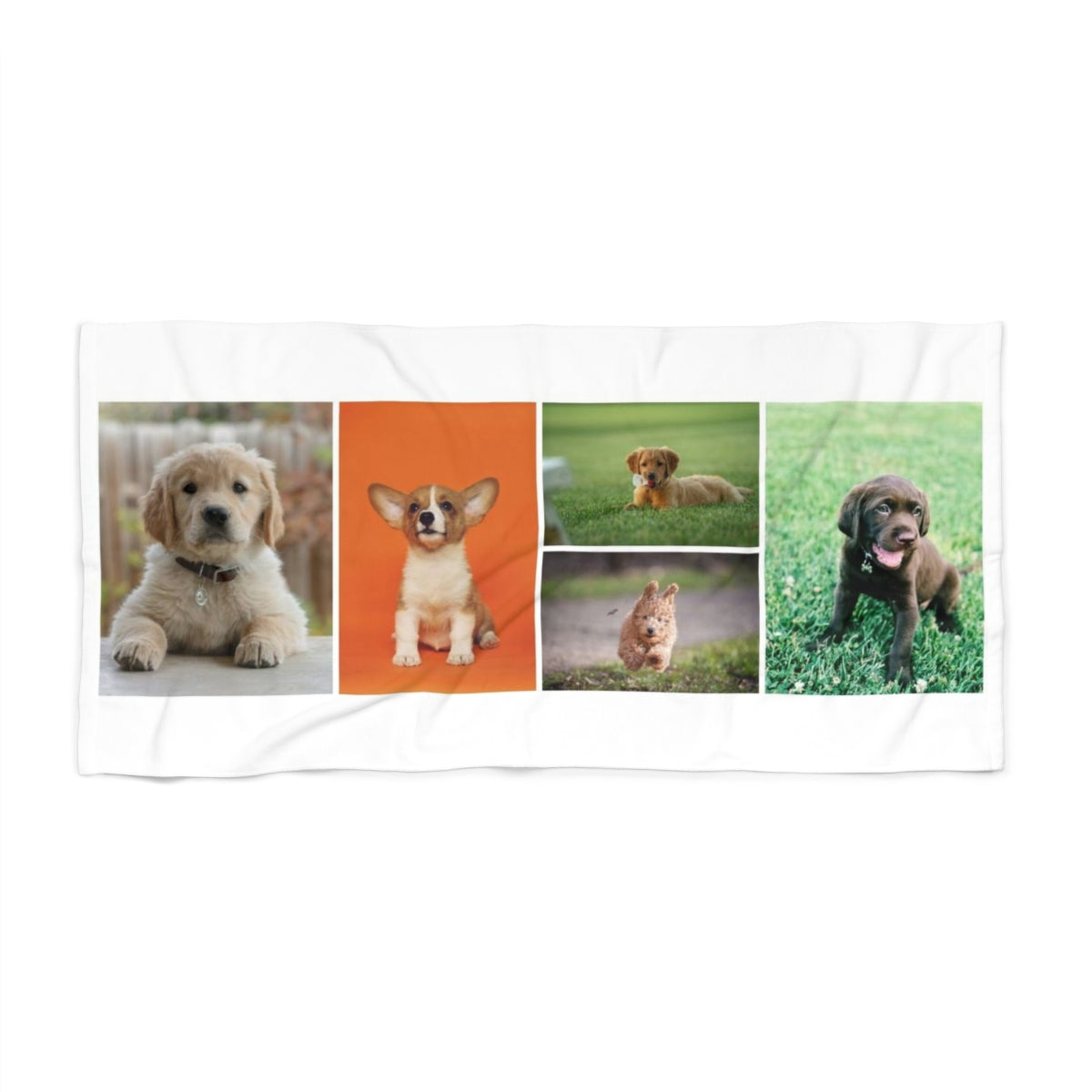 Personalized Puppy Towel